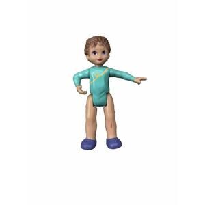 FISHER PRICE GO ANYWHERE GIRL Sweet Streets Woman Lady Doll GYMNASTICS DANCER 2"